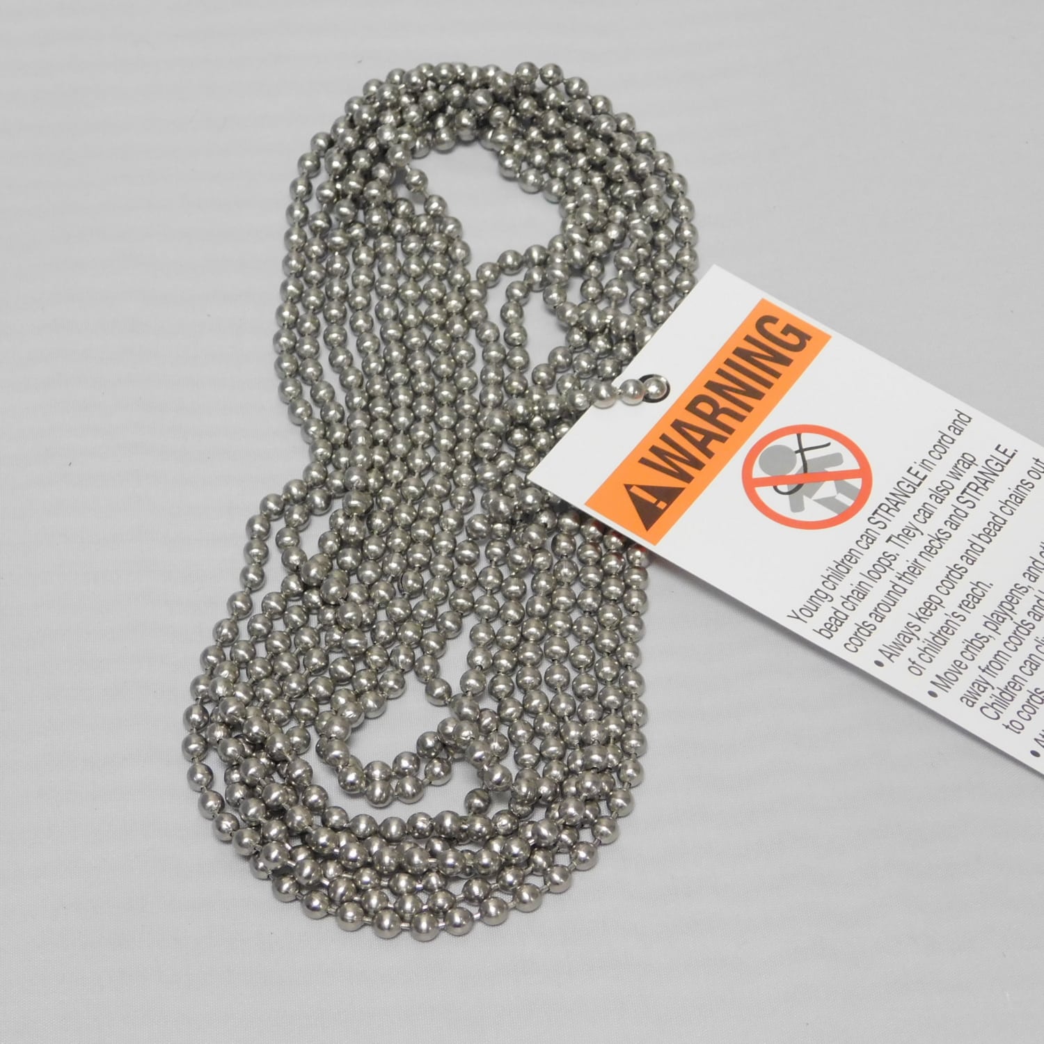 10 Stainless Steel Bead Chain Loop 